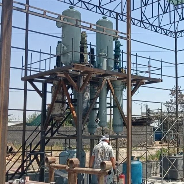 
Thin film evaporator and distillation tower 5Tons continuous base recycled oil sn150 