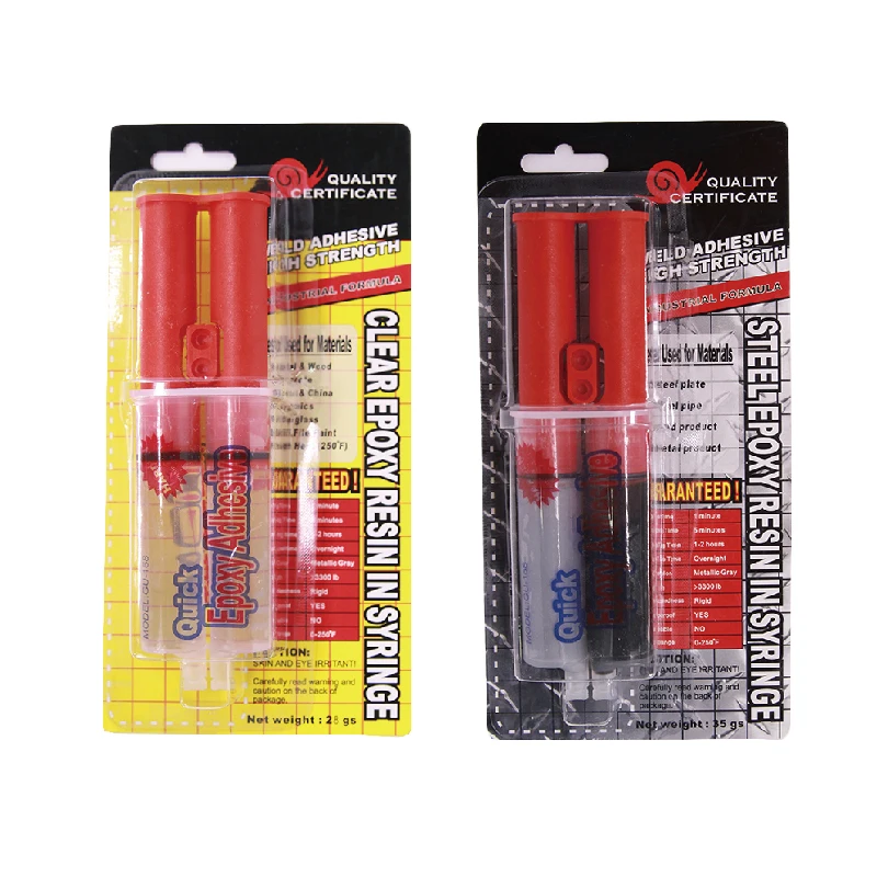 50ml two components empty epoxy...liquid resin price glue syringe