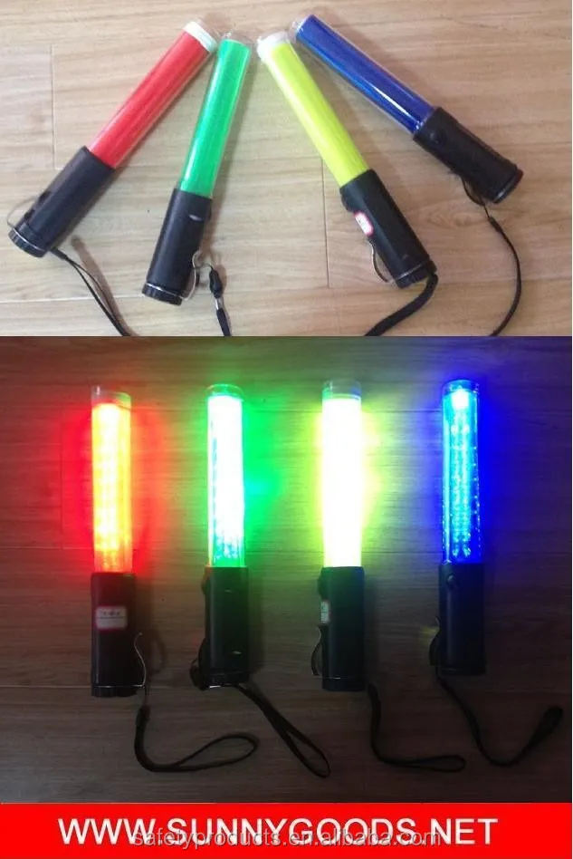 26cm red hot sale plastic police baton