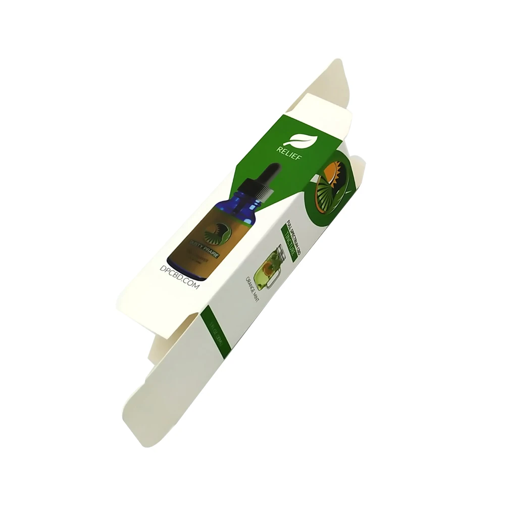 
Custom logo paper carton gift storage packaging essential oil box 