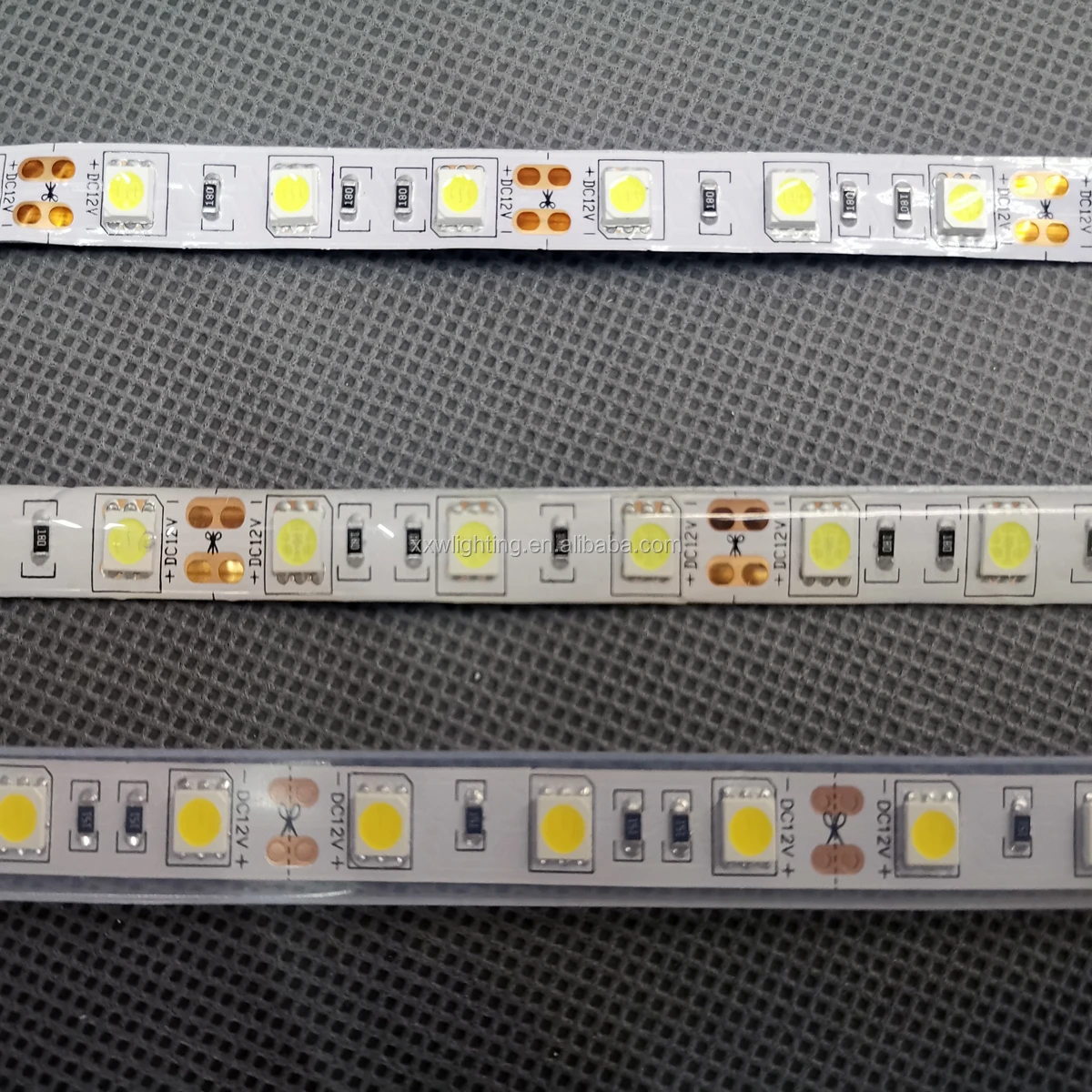 high bright CE RoHS 12V/DC 300leds 5M Warm white led flex strip light roll