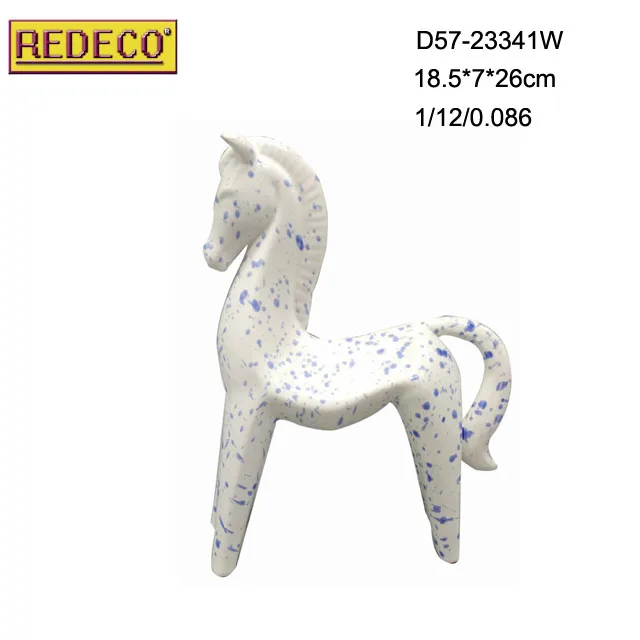 Hot sale elegant glazed ceramic horse