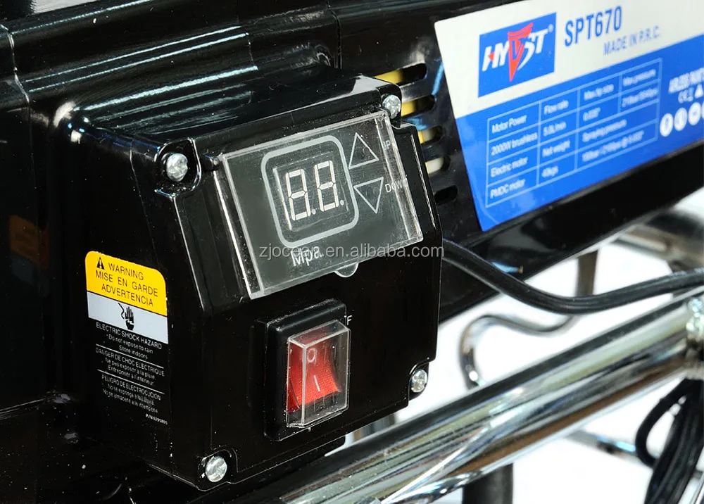 HYVST Airless Paint Sprayer SPT670  High Quality Digital Piston Pump Paint Spray Machine