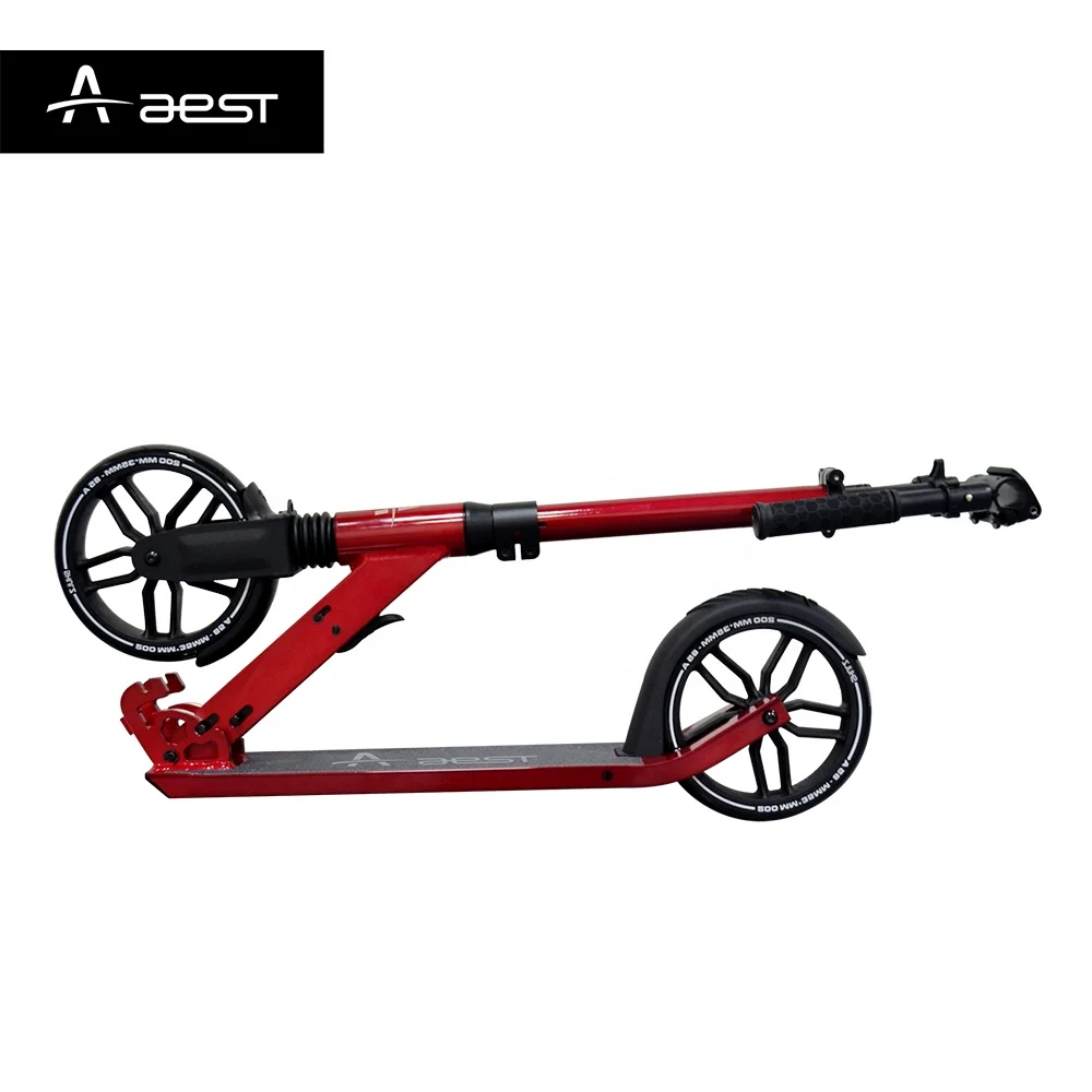 AEST 8 inch foot scooter 2 big wheel adult kick scooter