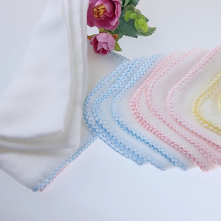 100% Cotton Cheap Gauze Towel Baby Sweat Towel Cotton Baby Face Towel