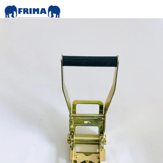 2500daN/5Ton/10m/50mm Heavy Duty Polyester  tie down strap  lashing belt with Commerical D Shackle