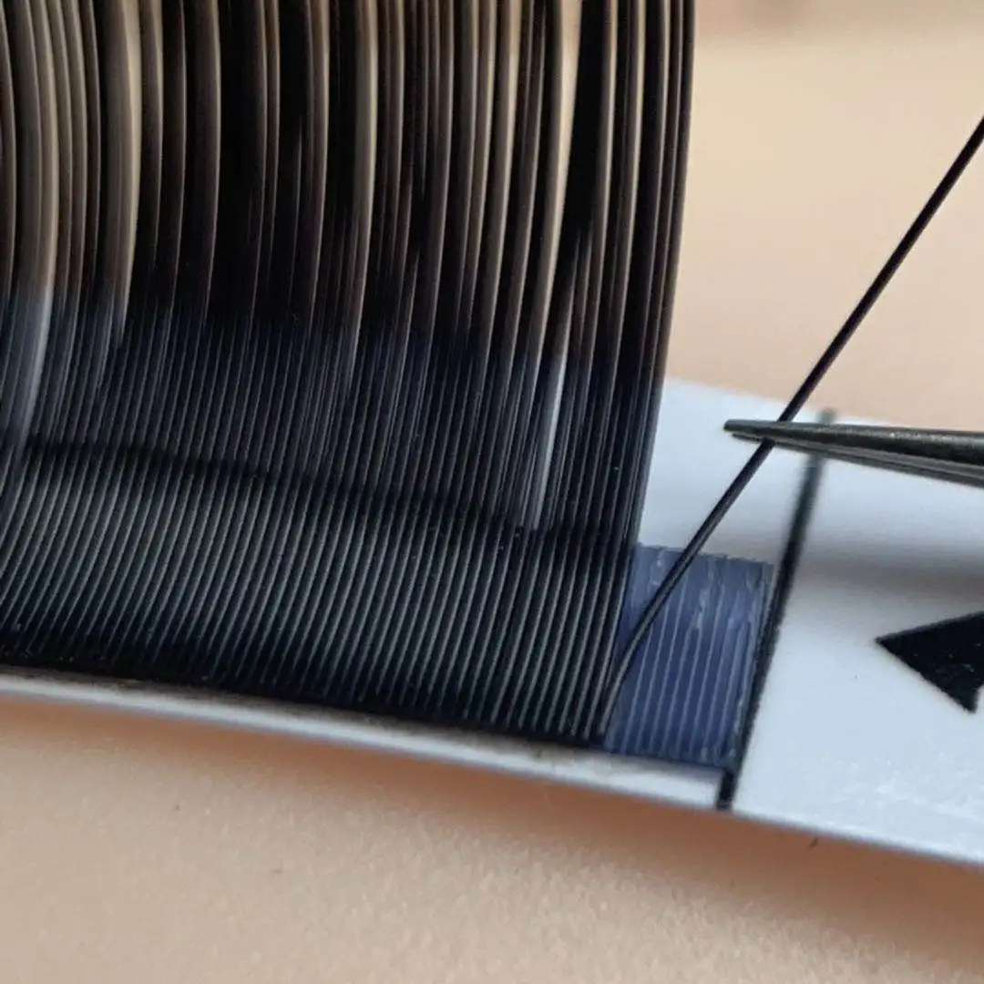 Popular Own brand  easy fanning eyelash private label curl C D  russian volume lashes extensions