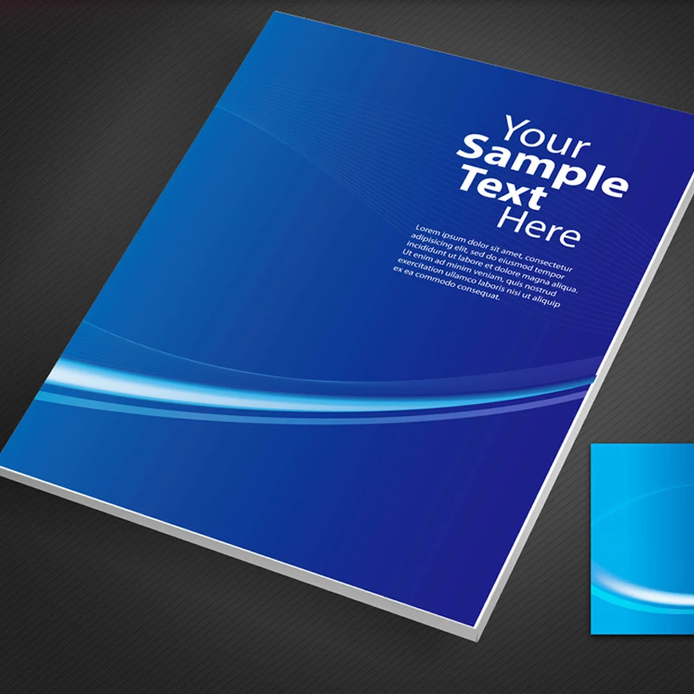 Promotion paper brochures customized design, printing brochures catalog