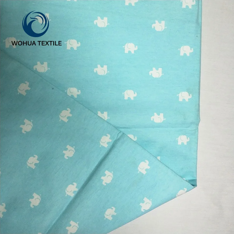100 cotton cartoon printed fabric for baby clothes