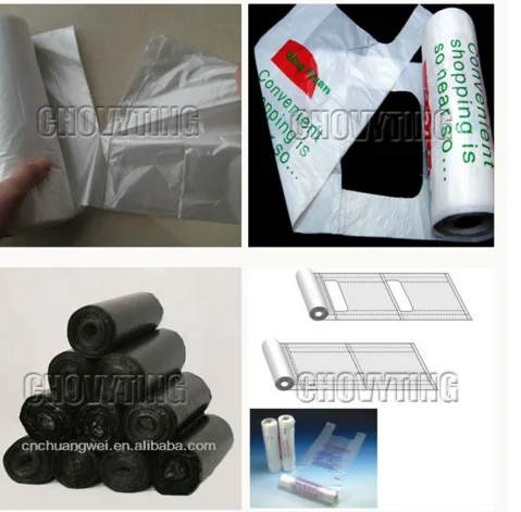 high speed production of bottom-sealed, star-sealed and side-sealed bags on rolls bag making machine
