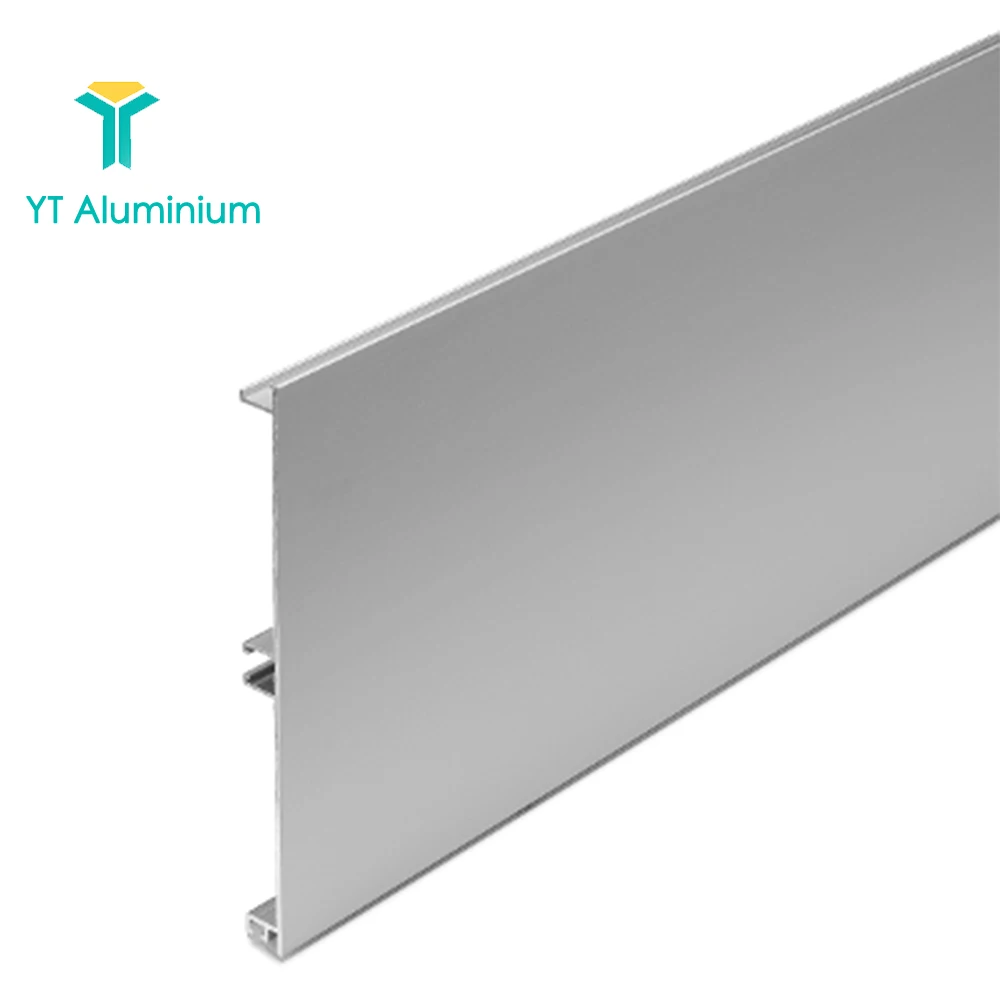 80mm Wall Skirting Board Protectors Metal Skirting Board Cover Tile and Carpet