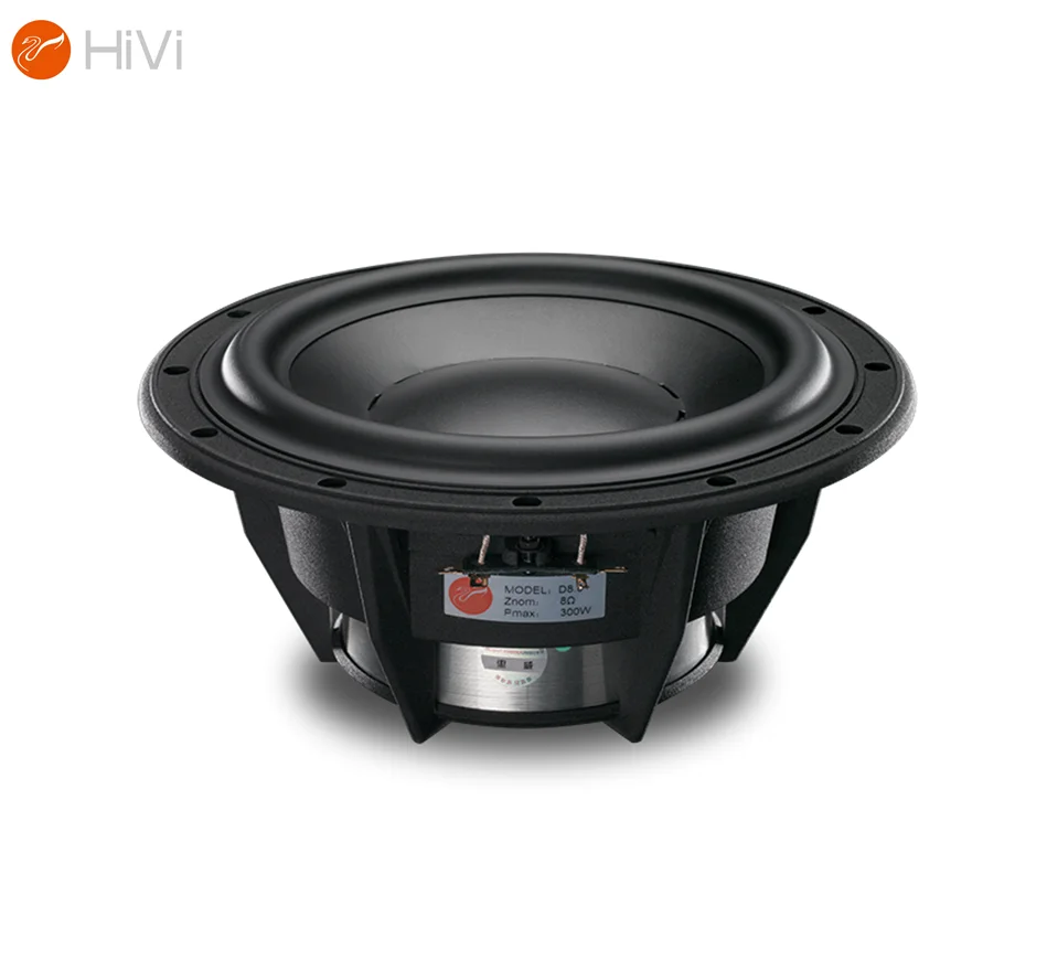 HiVi  D8.8 + High Performance Speaker 8 inch sub woofer speaker suitable for home theater