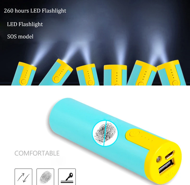 New Arrival Product Best Power Bank Mobile Charger Customize LOGO Power Bank 2600mAh