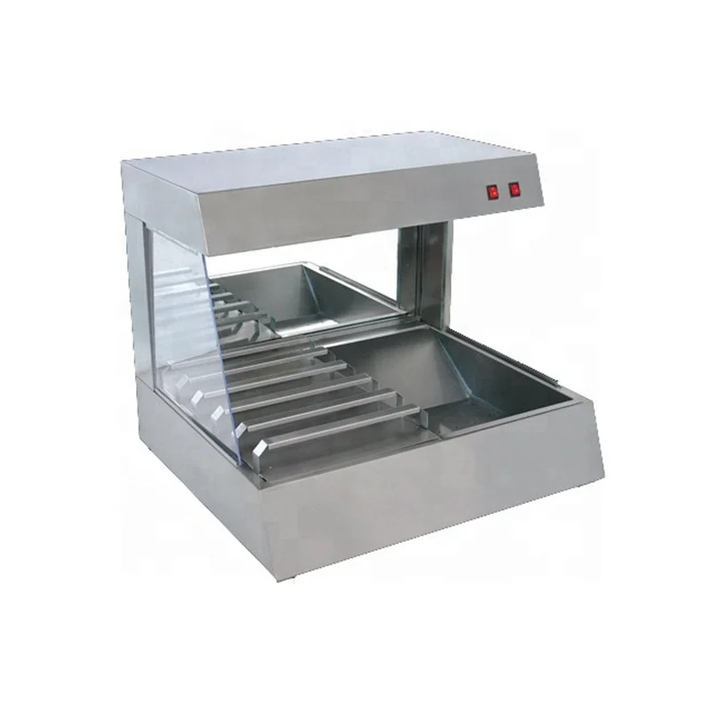 KFC Use Table Top Fast Food Equipment Work Bench Showcase Type Potato French Fries Chip Warmer