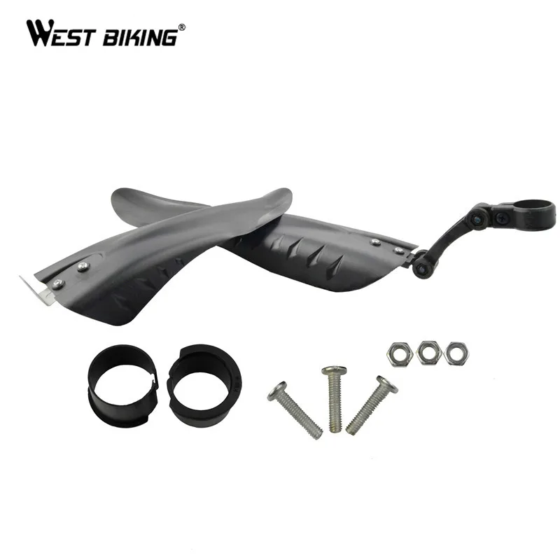 WEST BIKING Cycling Front / Rear Mudguard Fenders Set High-intensity Mountain Bicycle Fenders Mountain Portable Bike Fender