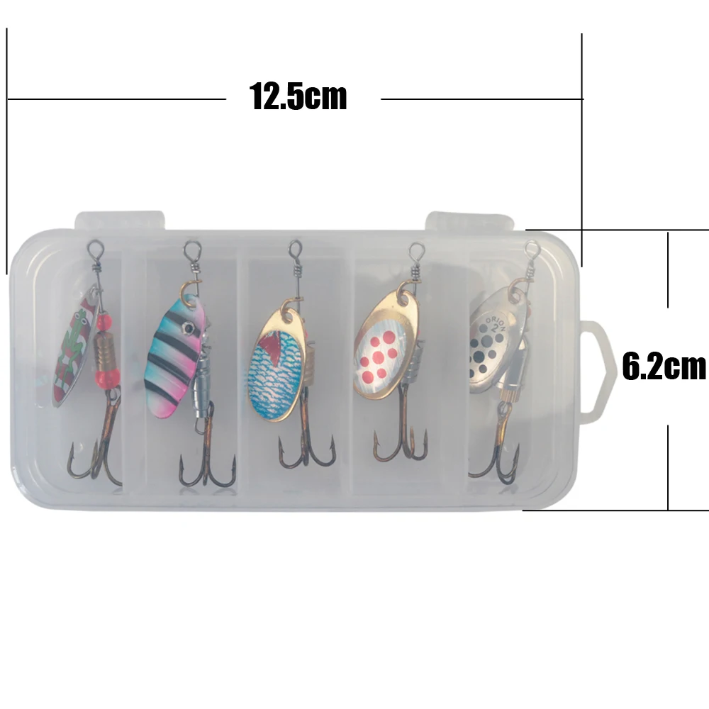 LUSHAZER spinner bait 3g-4.8g spoon lure metal Fishing Lures hard baits