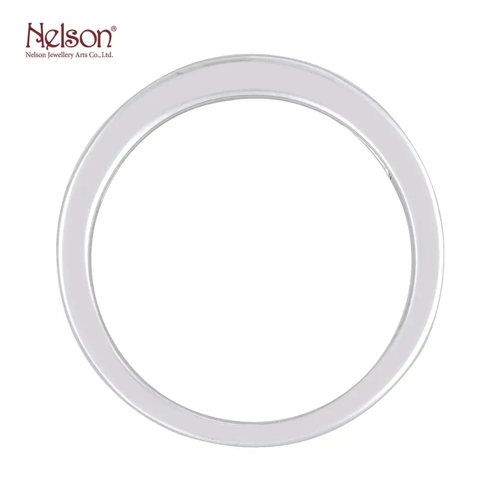 
2021 Nelson Jewellery Best Selling Sparkle Love 18K 750 White Gold Natural Baguette Diamond Anniversary Eternal Ring For Women 