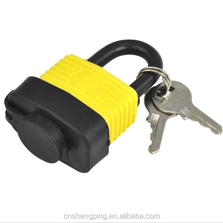 Curved plastic dustproof and Waterproof Laminated Padlock
