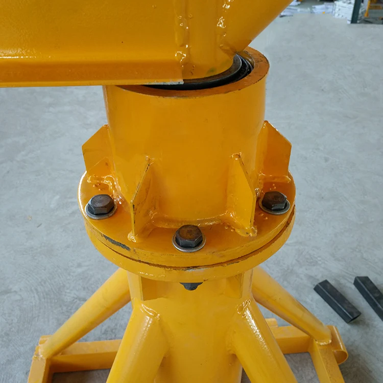 Переносной мини-кран для установки на крыше