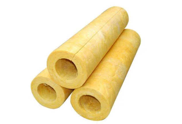 HS Code Soundproof Insulation Materials rock Glass wool Pipe Insulation