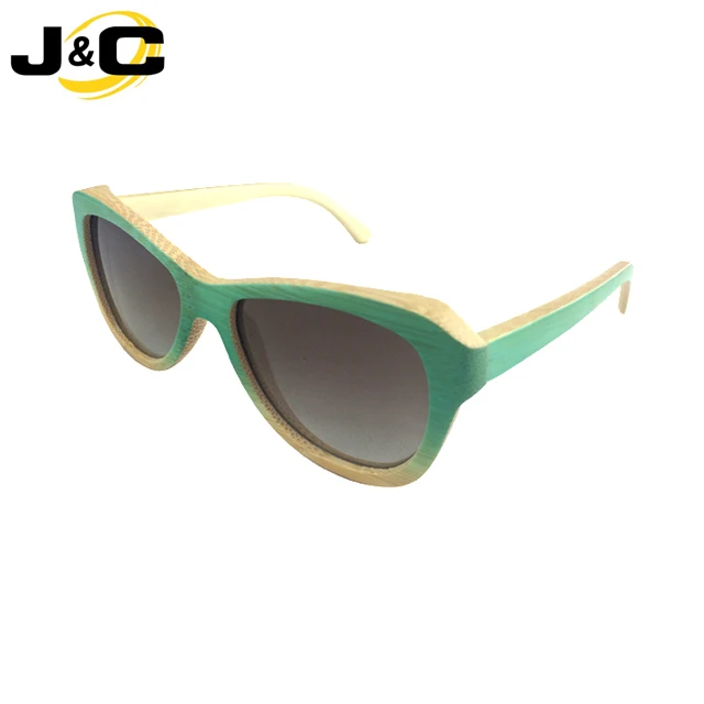 Fashionable handmade natural wholesale custom wooden sunglasses