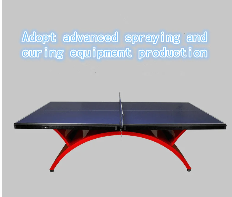 Indoor customizable rainbow leg table tennis table