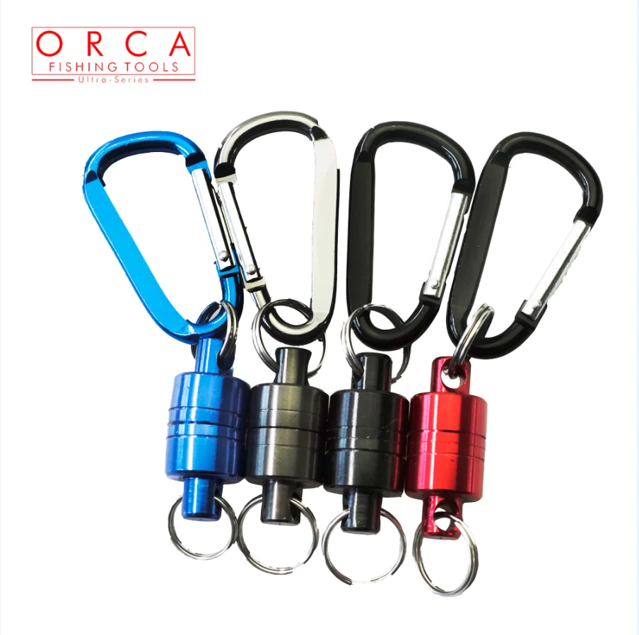 rust proof aircraft aluminum fly fishing Magnetic Net Release net holder, Load-bearing 3.7 kg,N38 strong magnet,tools