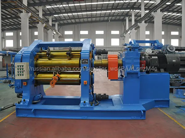 Четырехвалковый каландр для резины