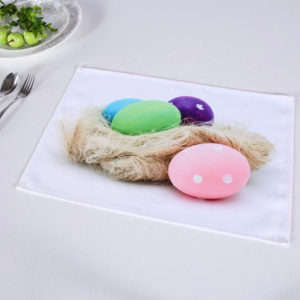 Фото печать места коврики с красочным яйцом для акции Пасхи