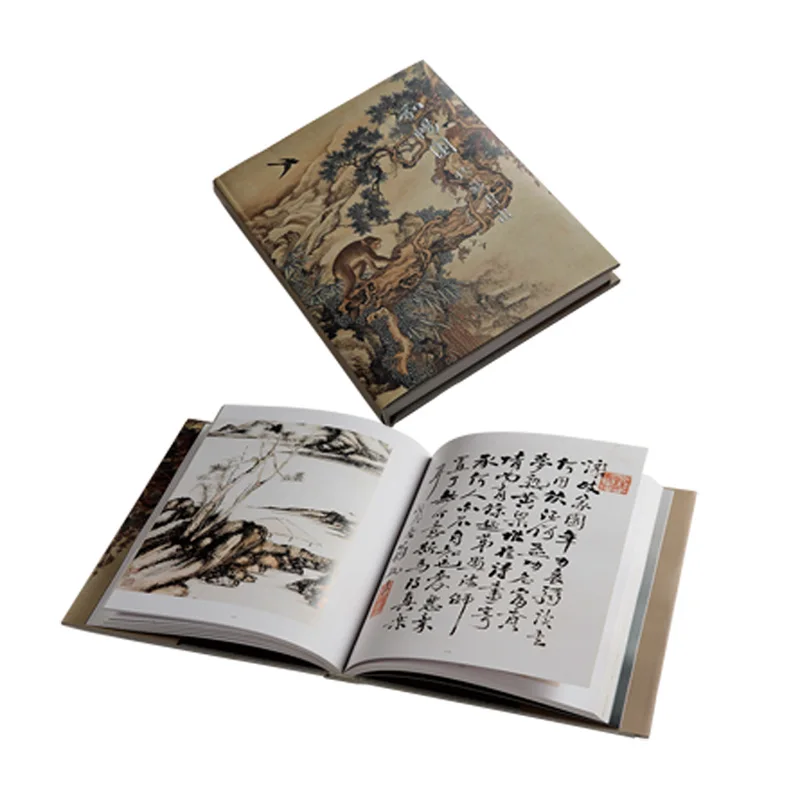 Transparent box dust jacket hardbound china book printing