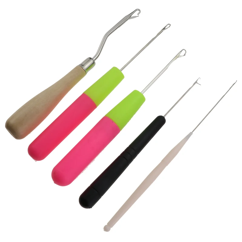 5/set needle tool hook hook with tongue crochet