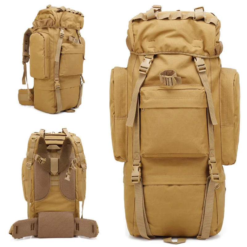 
Best selling oxford fabric waterproof 65L military backpack tactical 