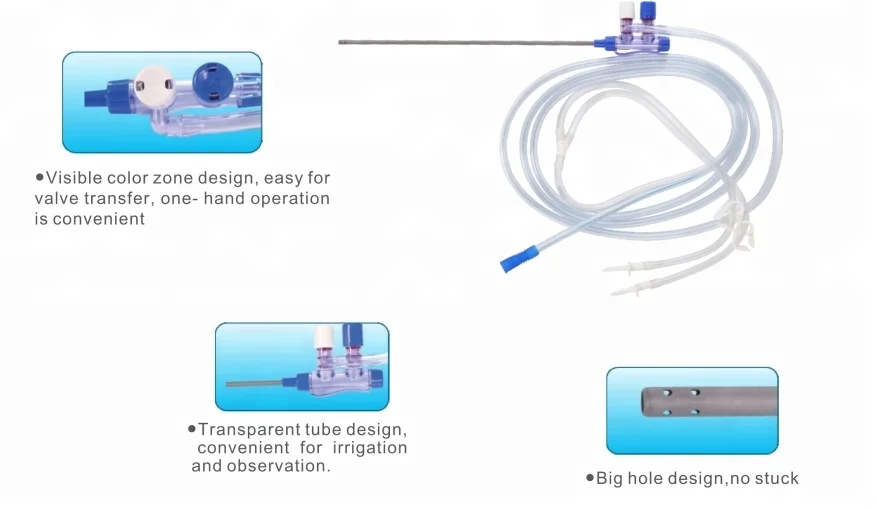 medical laparoscopic surgery stainless steel suction irrigation device, Laparoscopy instruments