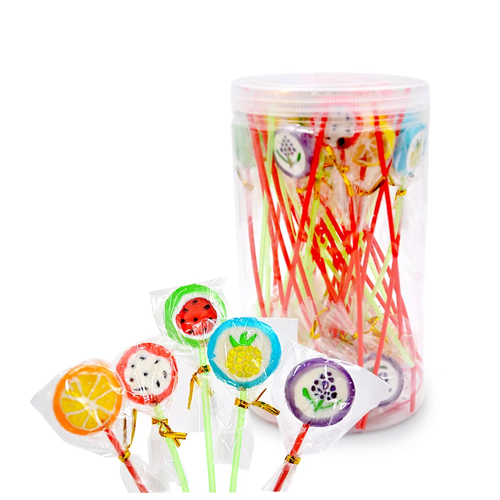 Fruit Pattern Round Hand Made Hard Candy