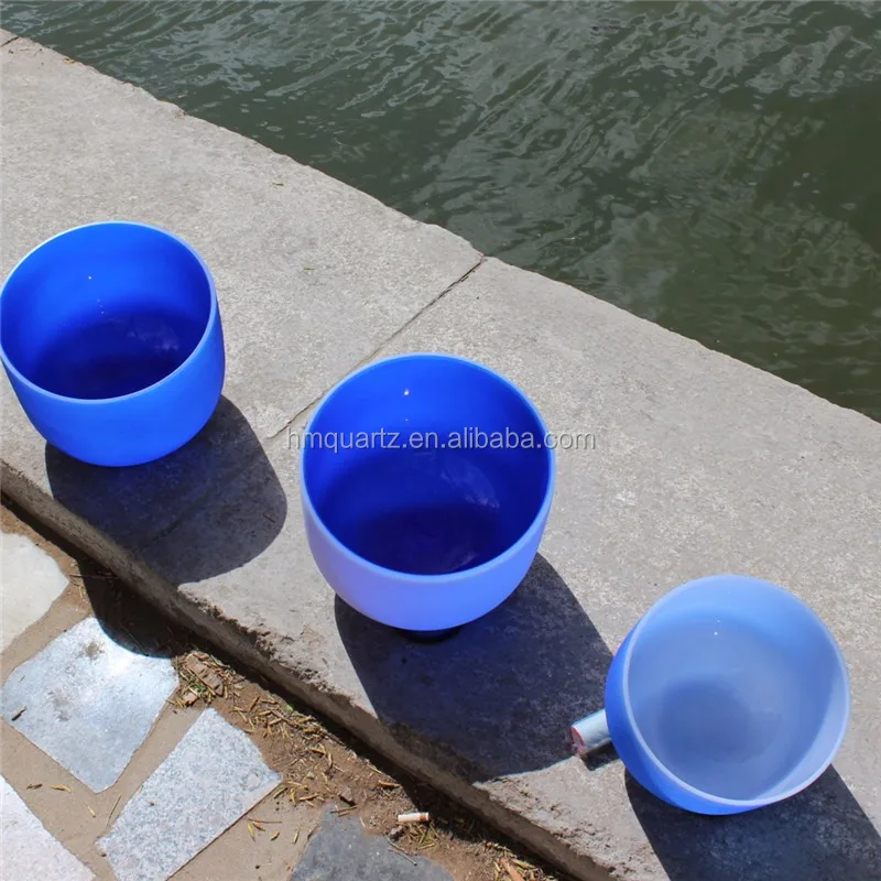 HM Chakra tune Yoga Bowl Quartz crystal singing bowl for Yoga