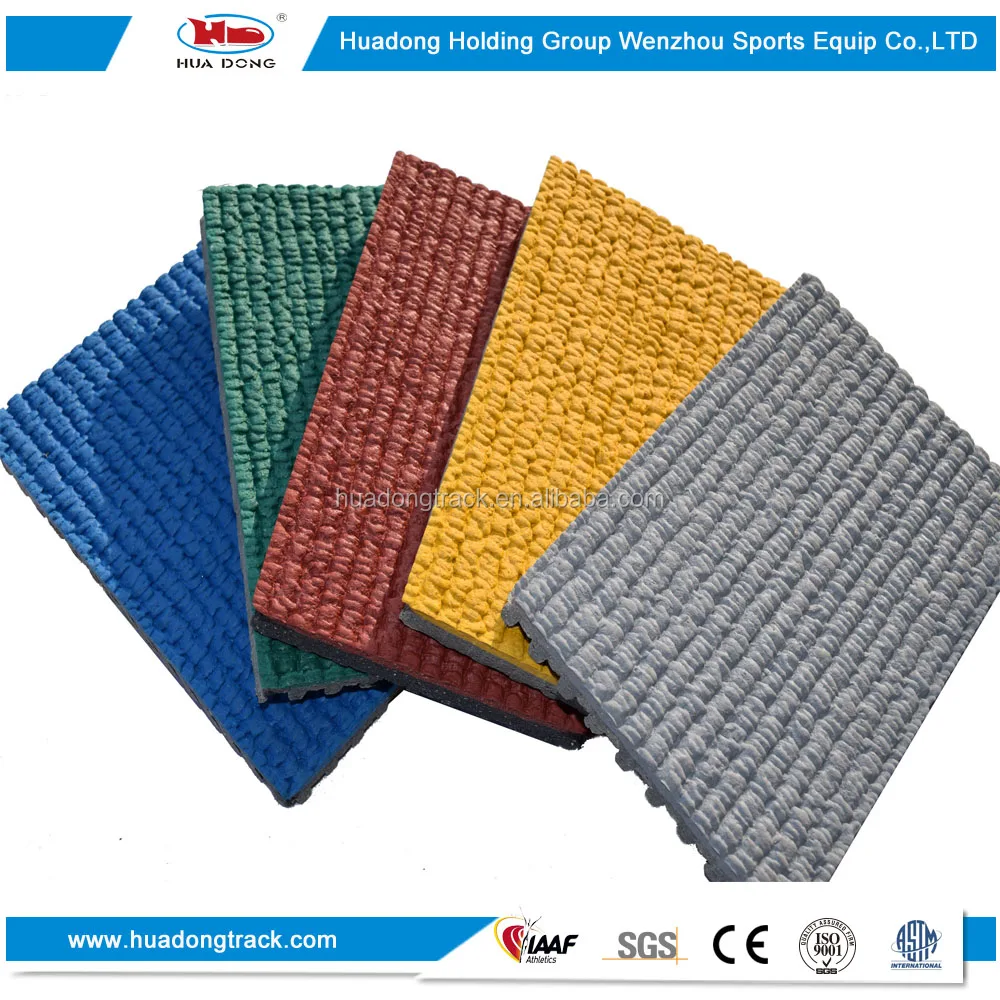 
indoor rubber running track surface, rubber athletic track 