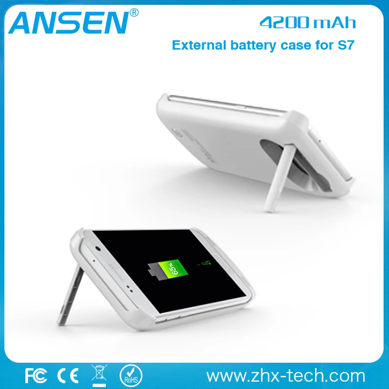 в сша оптовая торговля внешний аккумулятор 4200 мач батареи телефона банка Samsung S7 S7 края беспроводного зарядного устройства