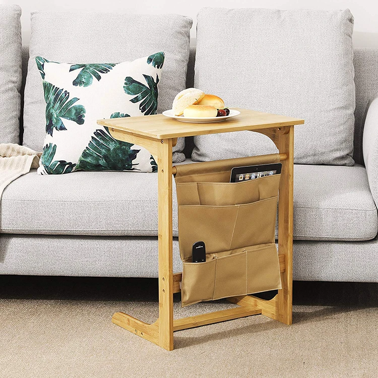 Bamboo Snack Sofa Coffee End Table High Quality Bamboo Beside Table