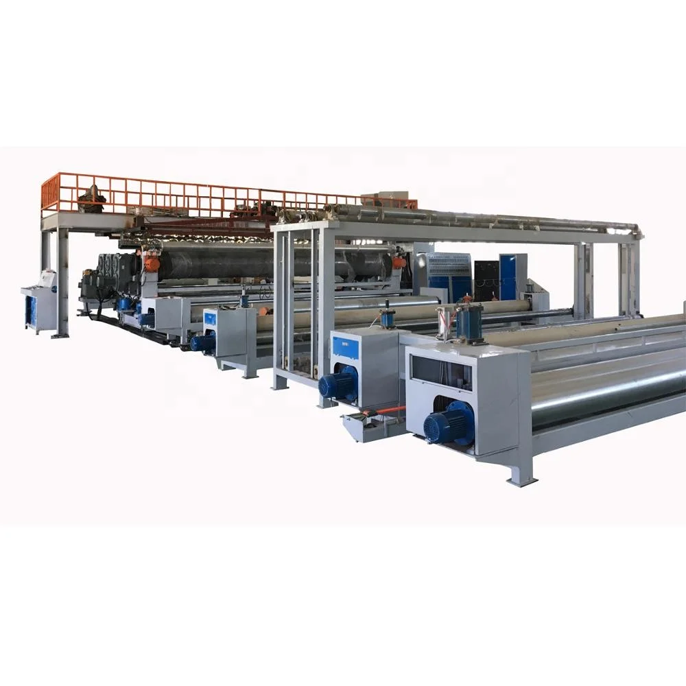 Textured geomembrane machine