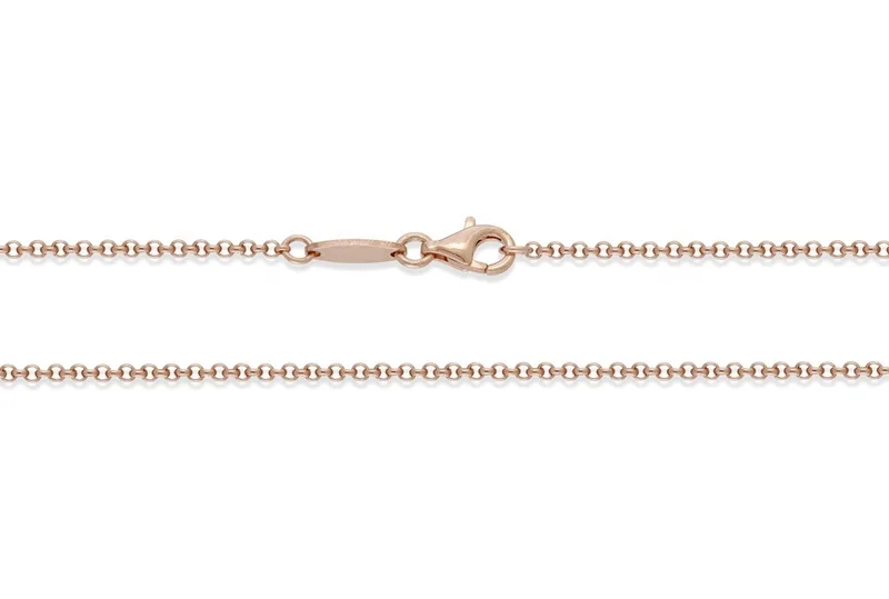 18k Yellow Gold Rolo Chain Necklace Dubai New Gold Chain Design For Men