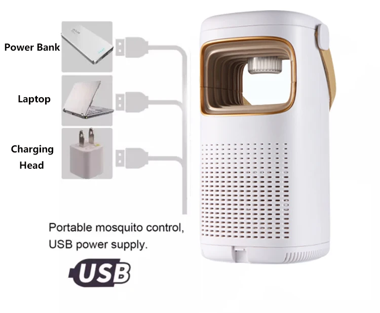 
Moogul Newest USB Electric Trap LED Mosquito Killer Lamp For Home 