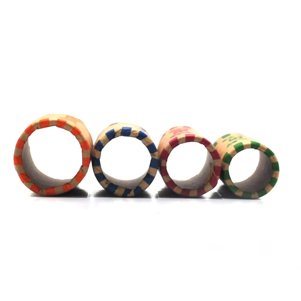 Custom Design Cost-effective Assorted Kraft Paper Tubular Coin Wrappers