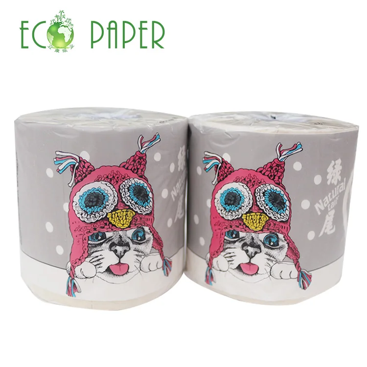 
Toilet Paper 2 Ply Toilet Tissue Pulp Eco Friendly Unbleached Super Soft Organic Bamboo Pulp,100% Bamboo 101x115mm 60g~250g 