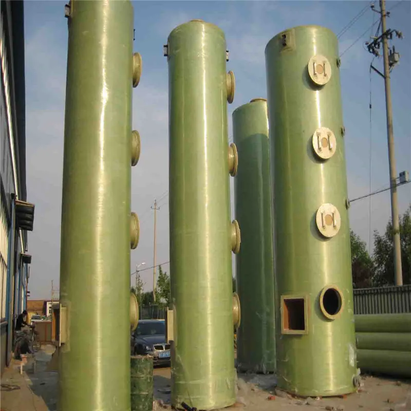 
FRP Purification Tower Gas Scrubber Deep Bed Active Carbon Columns Dry Exhaust Gas Adsorption Tower 
