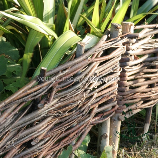 
willow garden edging border 