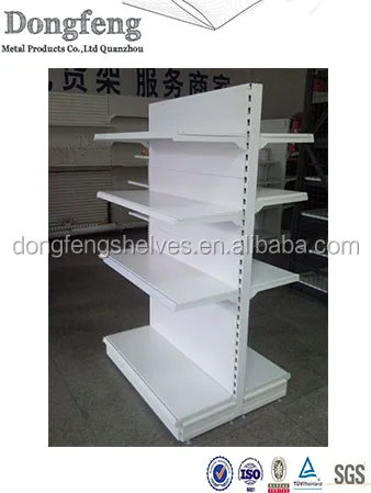 
European style metal supermarket display rack shelf 