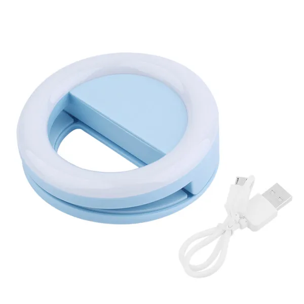 Custom RK14 Selfie Light Round Clip On Phone Camera Selfie Ring Flash Light For Mobile Phone
