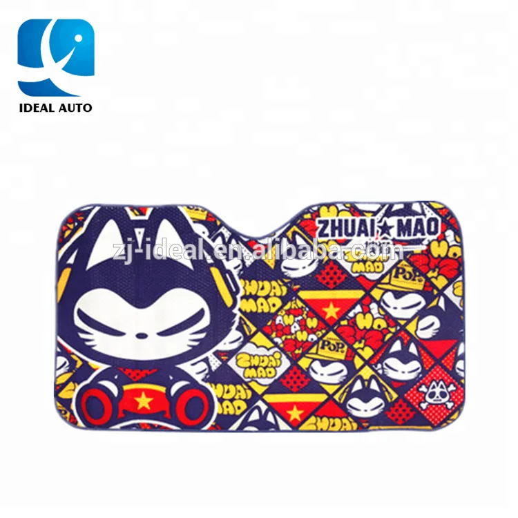 promotional gift advertising car sun shade cute car sunshade for babys