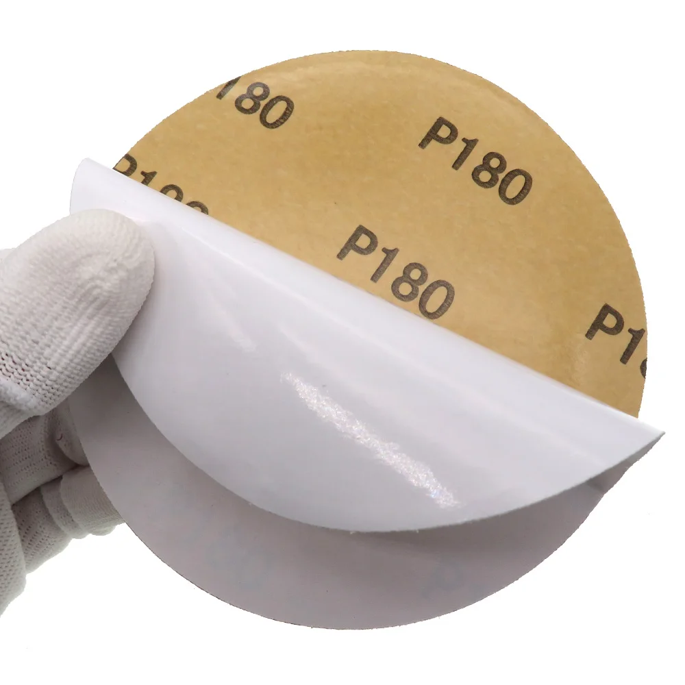 5Inch Golden Sandpaper Self Adhesive Abrasive Paper