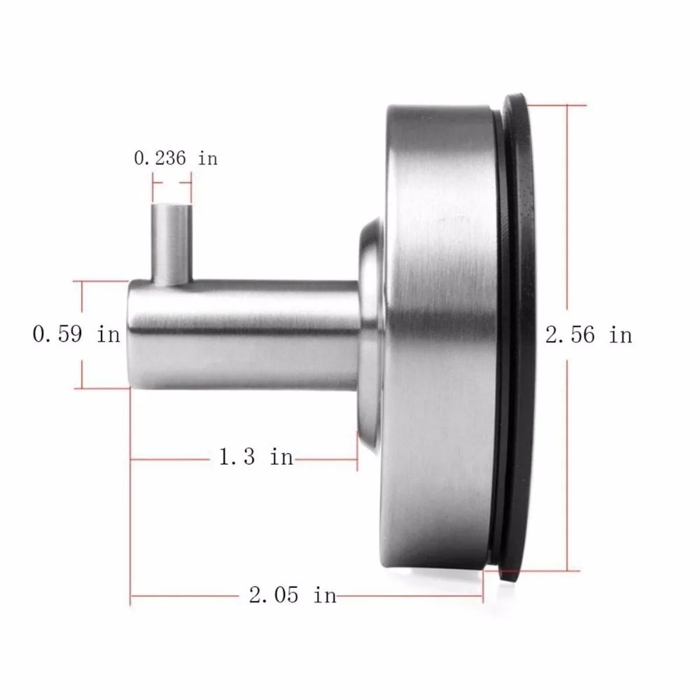 Strong Removable Wall Mount Heavy Duty Vacuum Suction Cup Hanger Stainless Steel Towel Hook